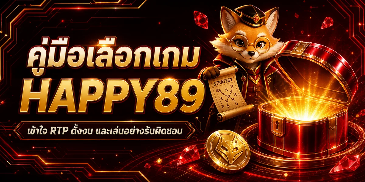 HAPPY89 คู่มือมือใหม่ สมัคร ทดลองเล่น ปลอดภัย
