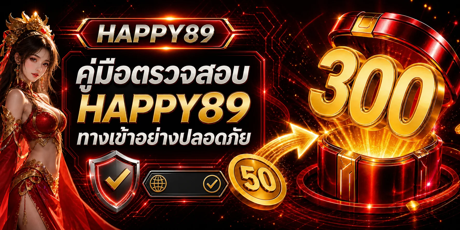 HAPPY89 ทางเข้าอย่างปลอดภัย | ตรวจโดเมนและบัญชี