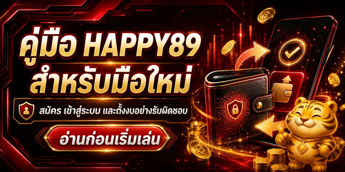 HAPPY89 คู่มือ RTP เลือกสล็อต และตั้งงบสำหรับมือใหม่